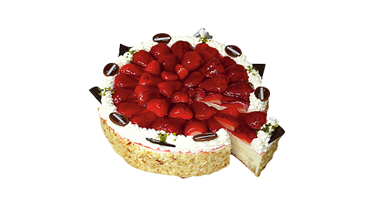 Erdbeer-Bavaroise Torte