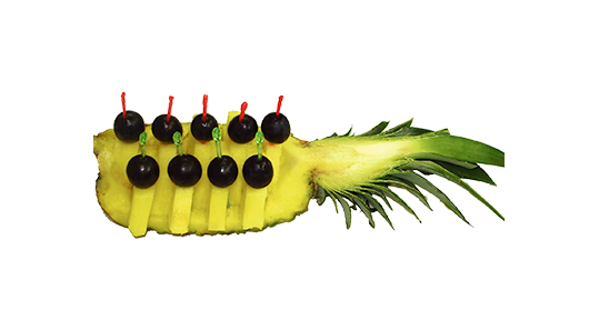 Früchtespiessli Ananas